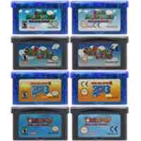 Card de consolă de cartuș de jocuri video pe 32 de biți pentru Nintendo - GBA Super Mariold Advance Series Ediție în limba engleză