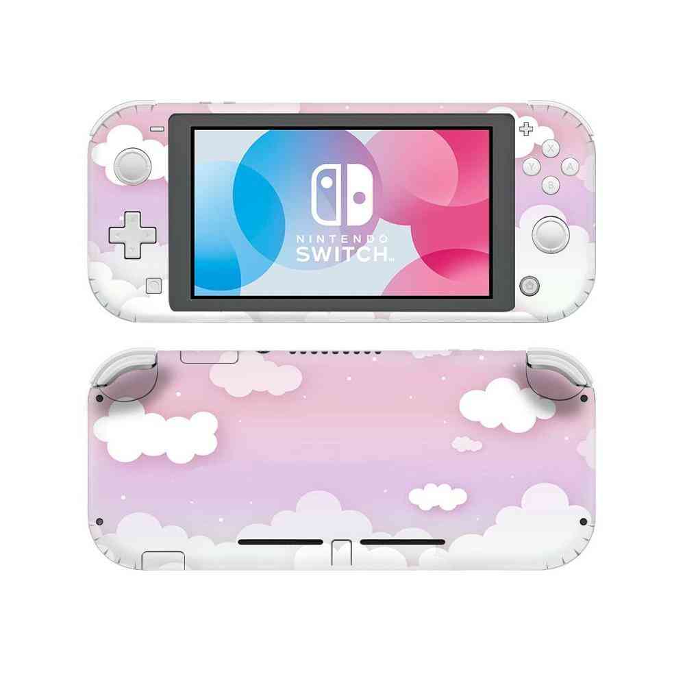 Reinweißer Wolkenhautaufkleber, Aufkleberabdeckung für Nintendo Switch Lite - ysnsl1095