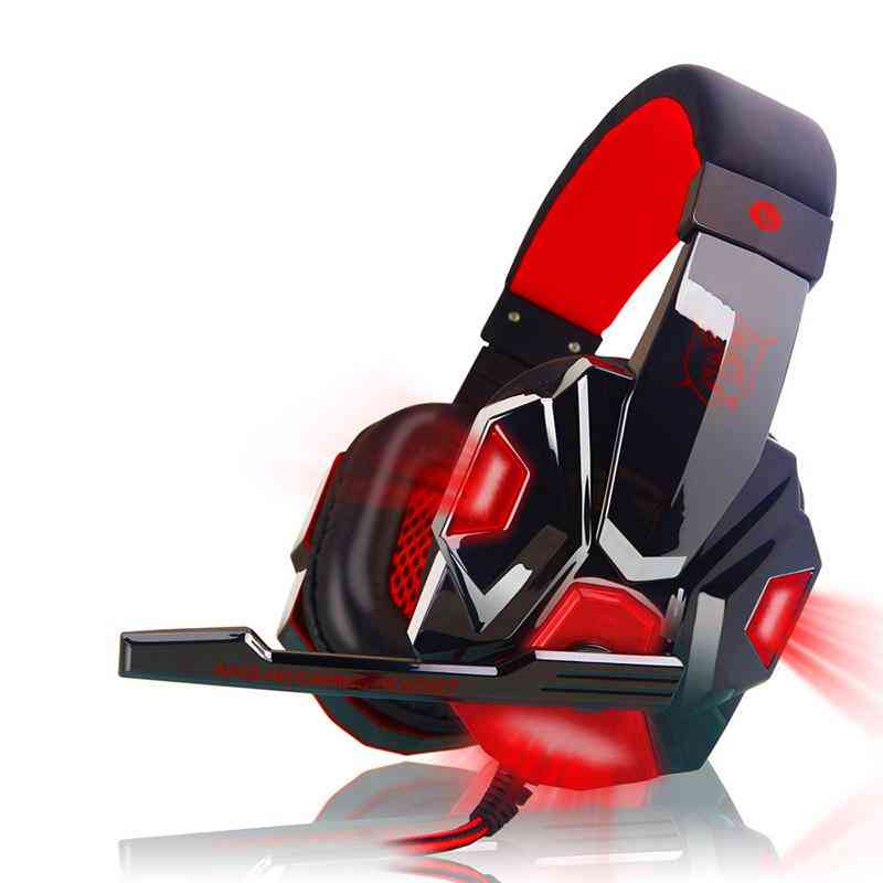 Led Light  Pc780 Gaming Stereo Sound Headsets With Mic For Computer And Pc Gamer