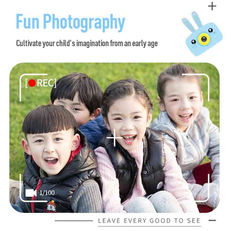 Kinder Full HD 1080p tragbare digitale Videokamera für Kinder lernen Studie - Bär1 / Kamera hinzufügen 16g