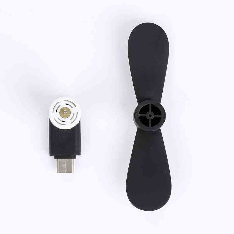Kannettava mini sähköinen USB-tuuletin matkapuhelimelle