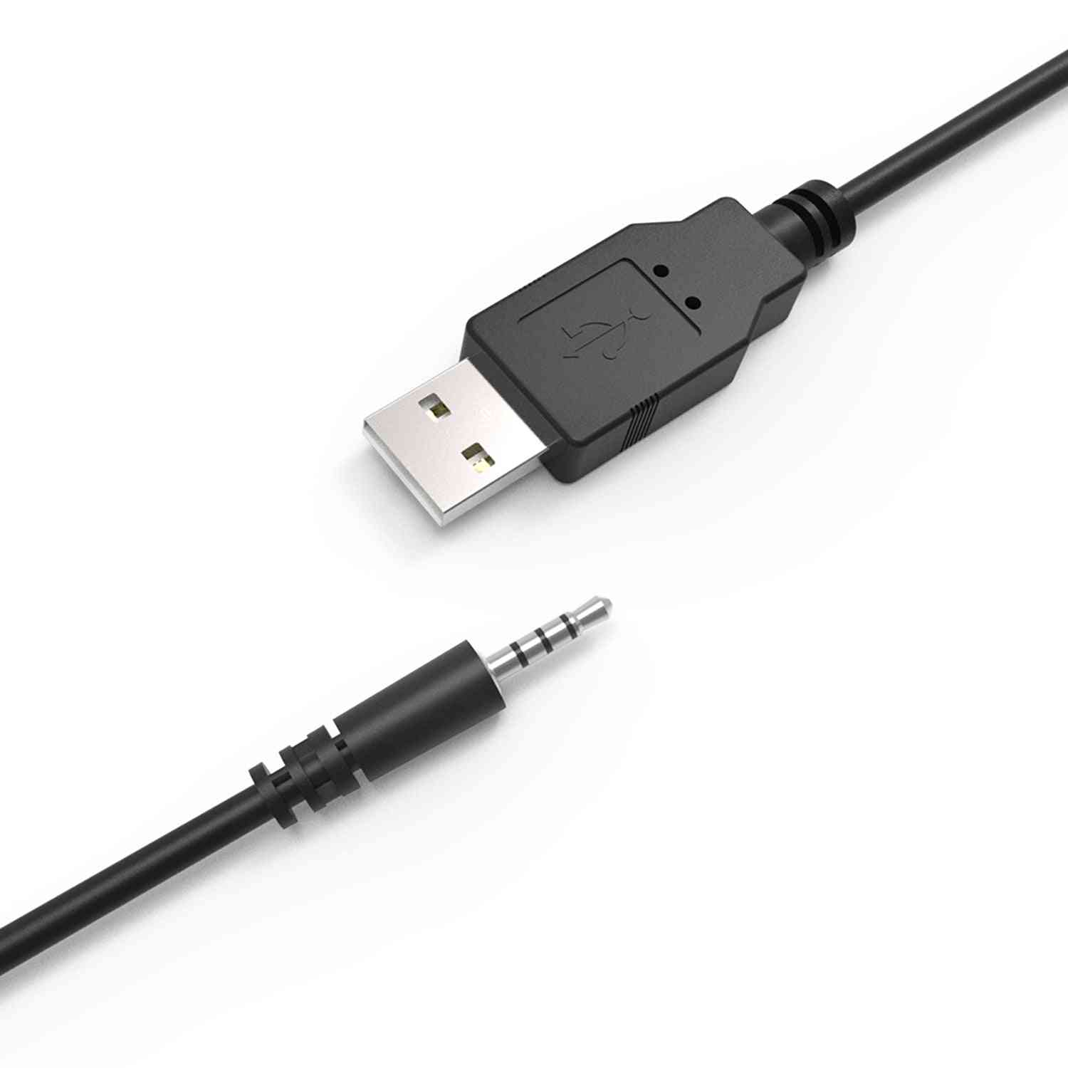 Jbl laddningskabel för hörlurar 2,5 mm, USB-laddningskabel svart 3ft 100 cm (svart) -