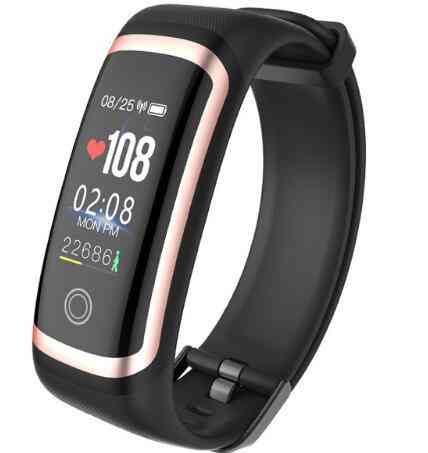 Vodotesné Bluetooth inteligentné hodinky - monitor srdcového tepu M4 pre iOS a Android