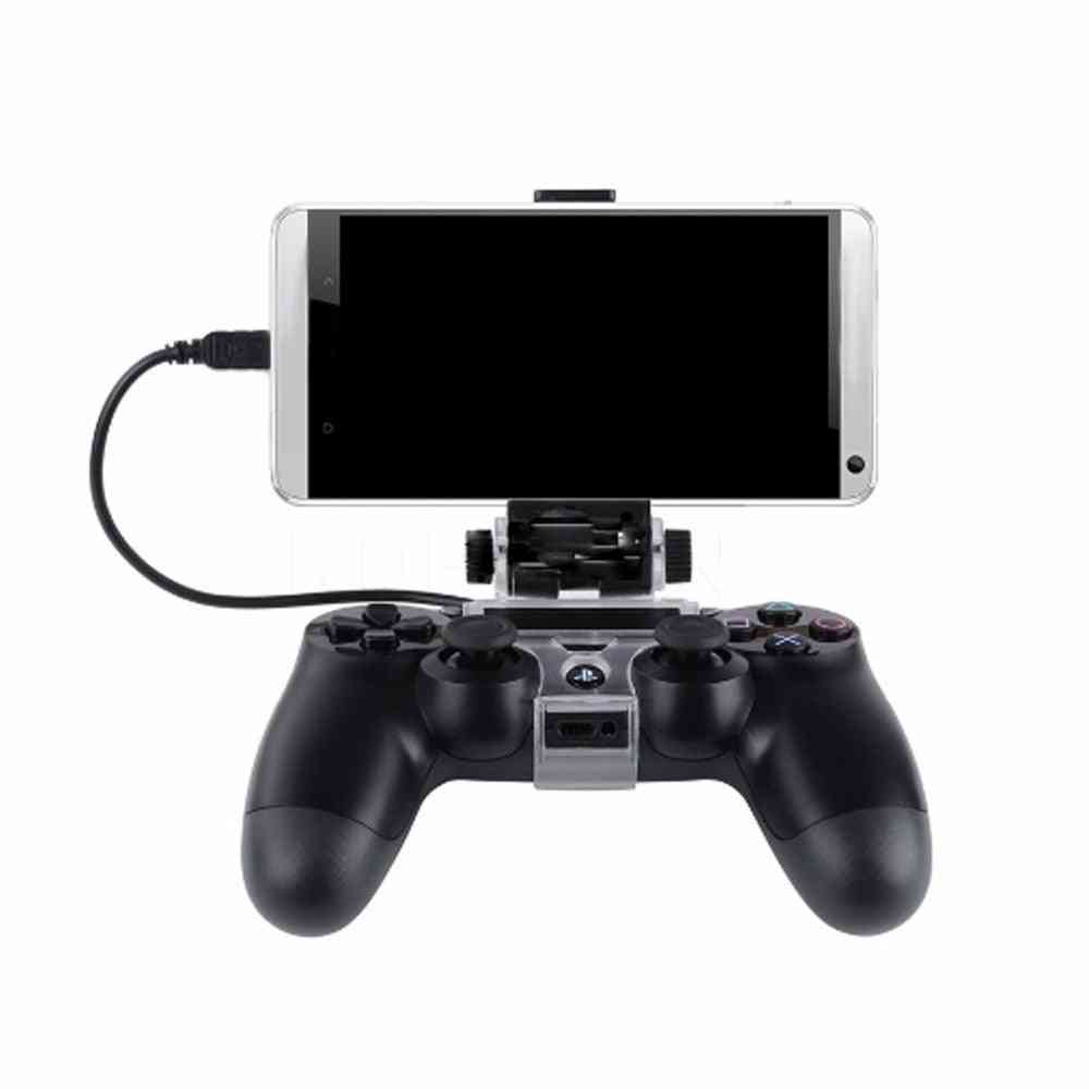 Mobile Phone Holder Smart Clamp Fit For Ps4 Playstation 4 Controller With Otg Micro Usb Cable