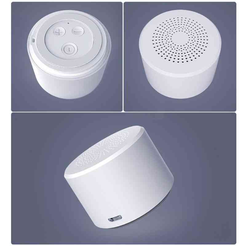 Round Portable Mini Wireless Bluetooth Speaker For Subwoofer Smart Voice Contro
