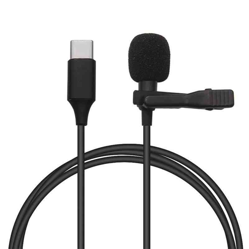 Mini Microphone Mic Usb Type-c, Mic Condenser Audio Recording For Huawei, Xiaomi, Samsung, Android Phone Usb C Microphone