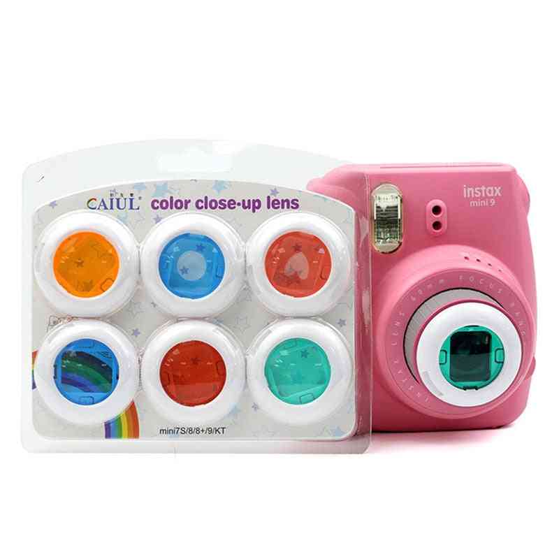 6  Colorful Camcorder Close-up Lens Filter