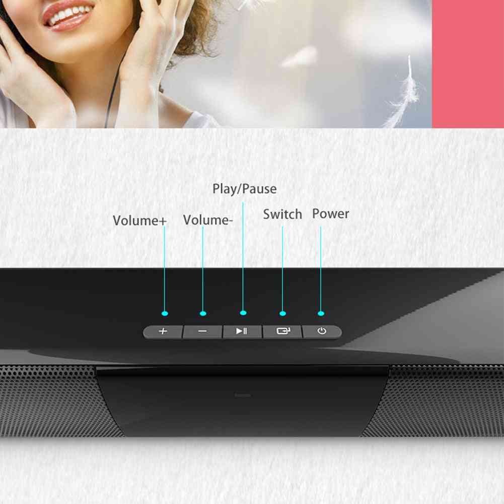 Wireless, Portable, Powerful And Rechargeable Stereo - Home Theater Bluetooth Speaker With Remote Control