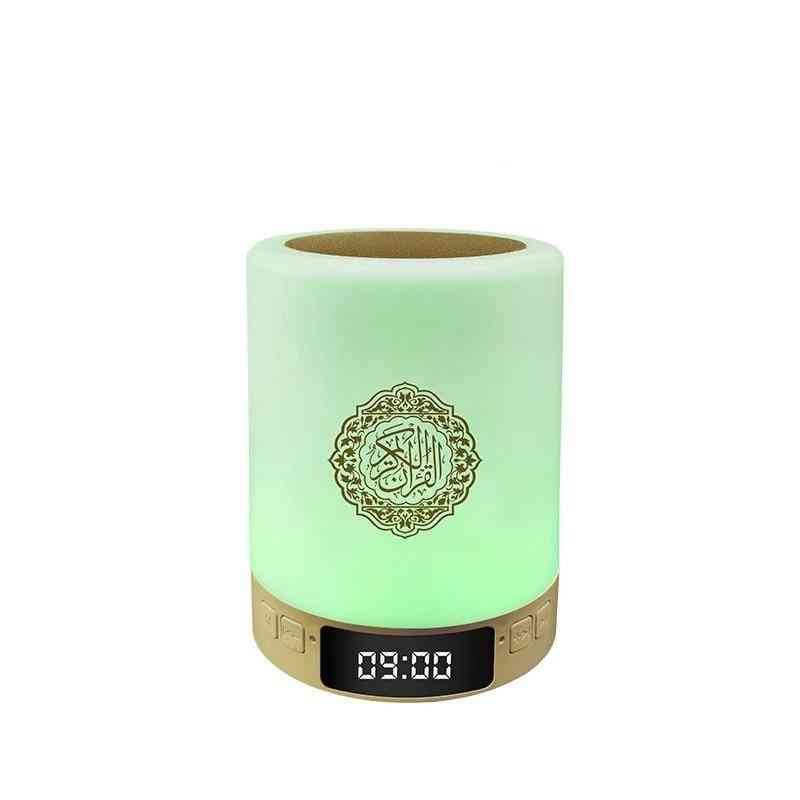Latest Islamic Quran Speaker With Night Light Touch Lamp And Display Clock Support App Control