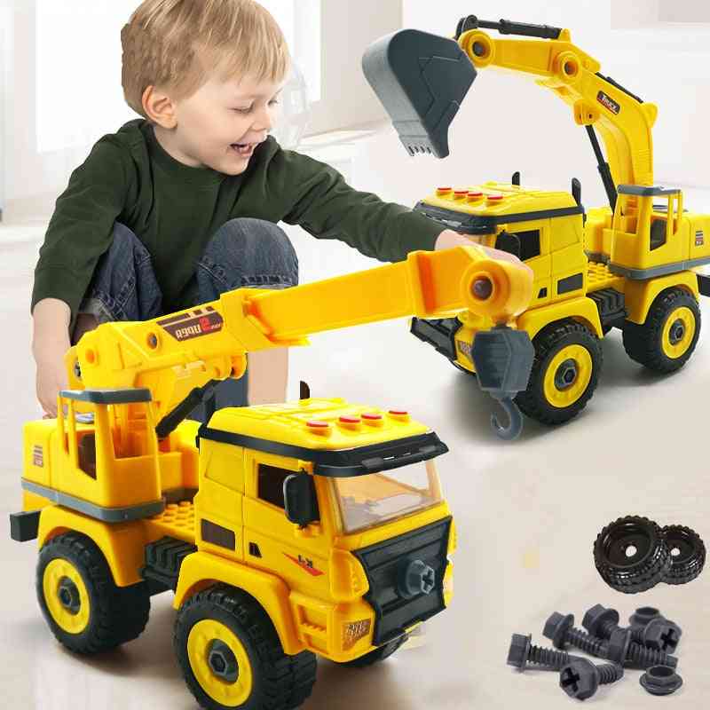 Nut Disassembly Loading Unloading Engineering Truck- Creative Tool Education Toy