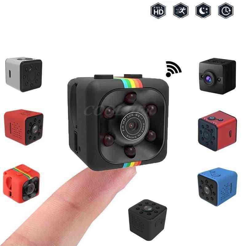 Mini camera sq11 / sq12 full hd 1080p night vision - camera video sport, carcasa impermeabila