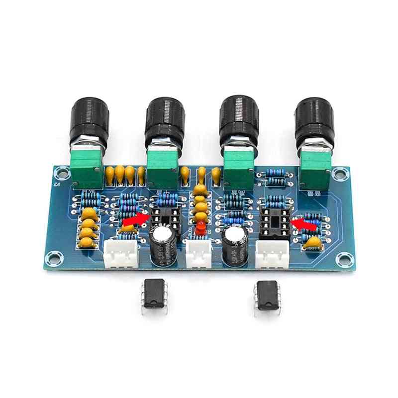 Vorverstärker-Vorverstärker für Tonverstärker mit digitaler Verstärkung und Vorverstärker für die Lautstärkeeinstellung für Höhenbässe, Klangregler -