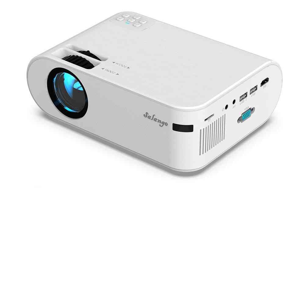 Mini proiector p62, 720p, beamer video cu led de 3000 lumeni, suport full hd 1080p