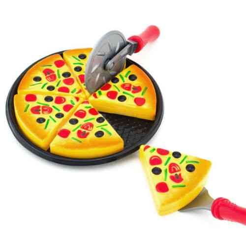 Simulated Pizza Kids Party Fast Food Cooking Cutting Pretend Play Set