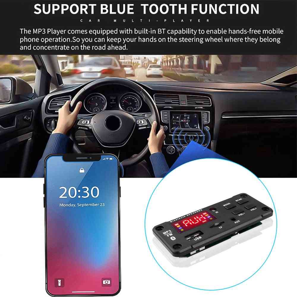 Bluetooth 5.0 Car Radio Mp3 Player Decoder Board