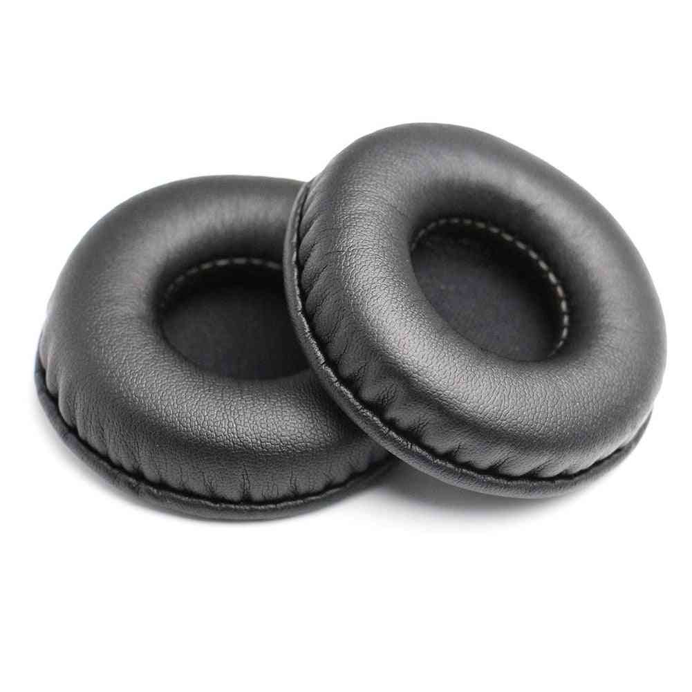 Round Pu Leather, Wireless Bluetooth Earphone Headphone, Ear Pads