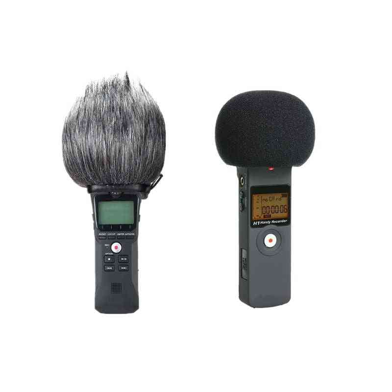 Furry Windscreen Muff Foam Filter - Microphone Windproof Cover