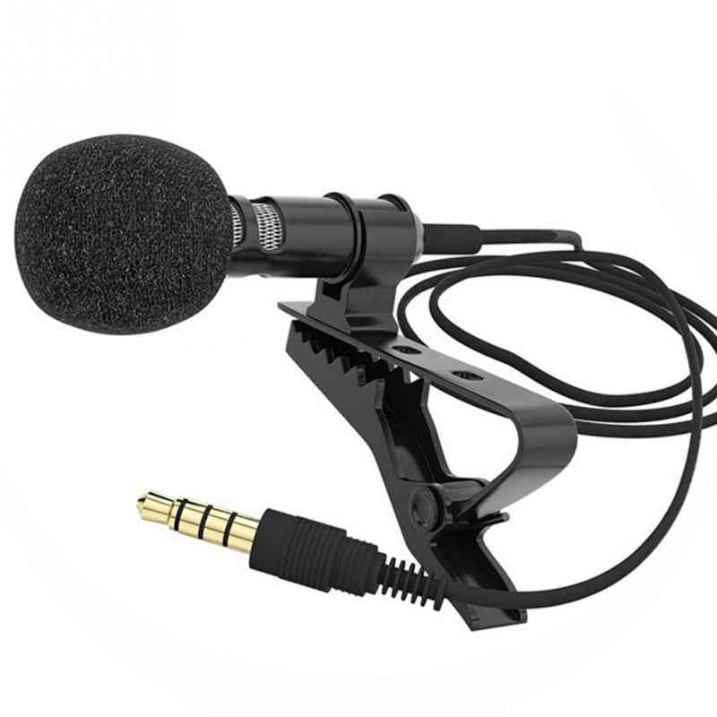 3.5mm Collar Clip Microphone For Mobile Phone