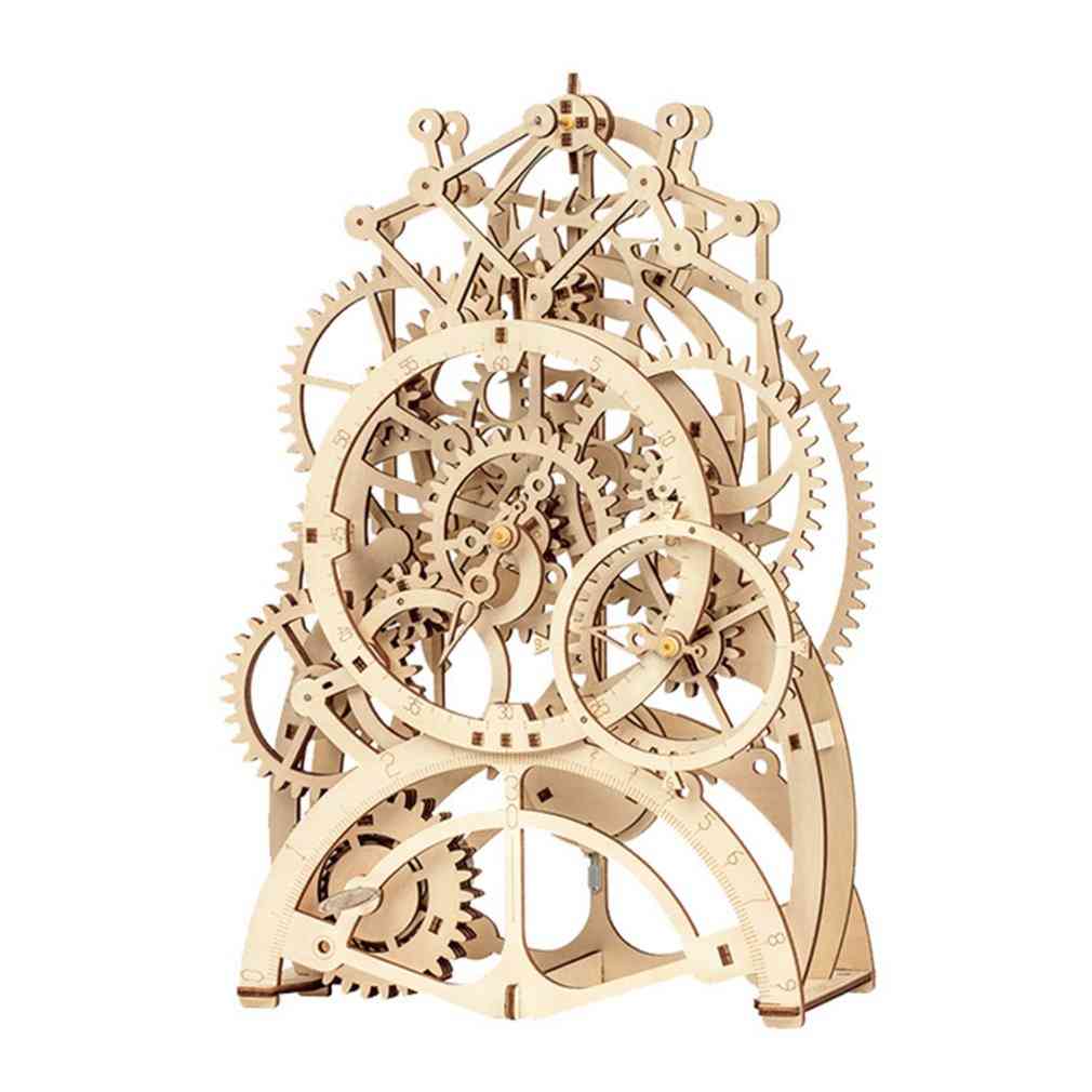 Laser Cutting 3d Mechanical Model - Wooden Puzzle Game Assembly Toy