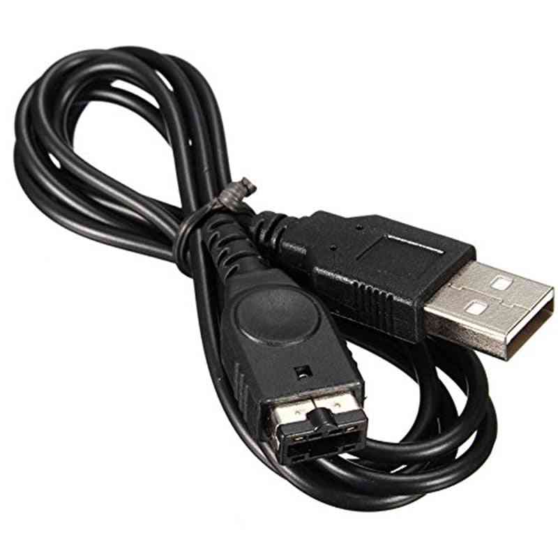 USB-strømopladerkabel til Nintendo - Gameboy Advance SP (GBA SP) / Nintendo Console (sort) -