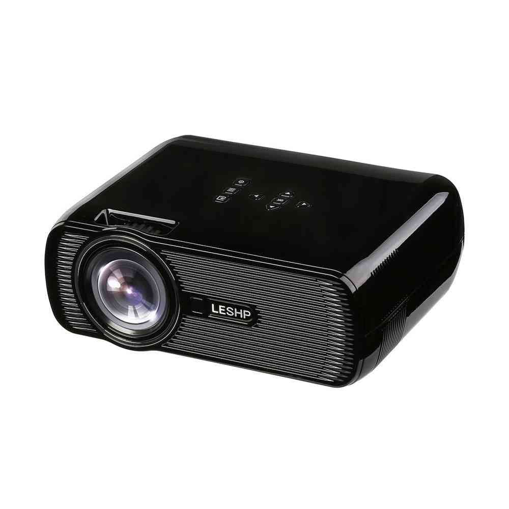 Multimedialny projektor wideo led 1080p hd do biura, domu, kina, bl-80 1000: 1 -
