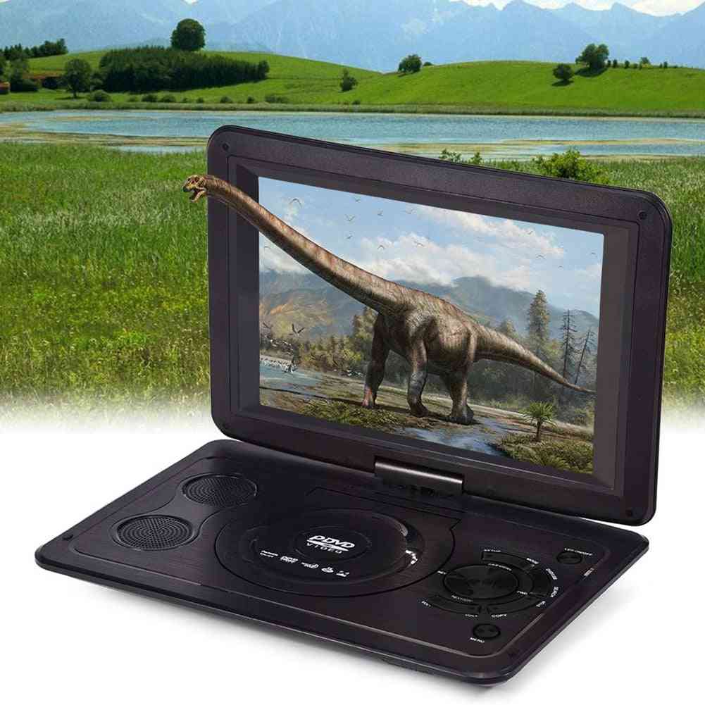Portable Cd/dvd Player-13.9inch Swivel Screen, Support 3d Playback