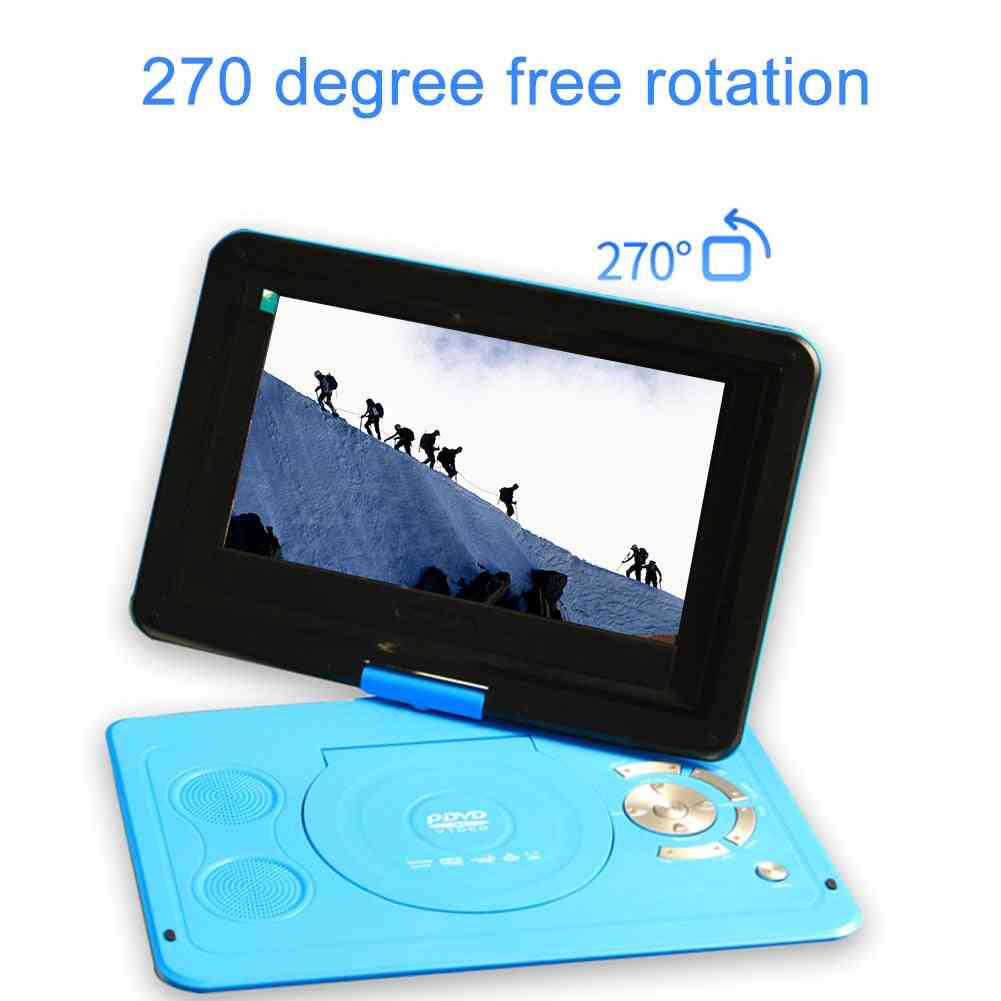 Portable Cd/dvd Player-13.9inch Swivel Screen, Support 3d Playback