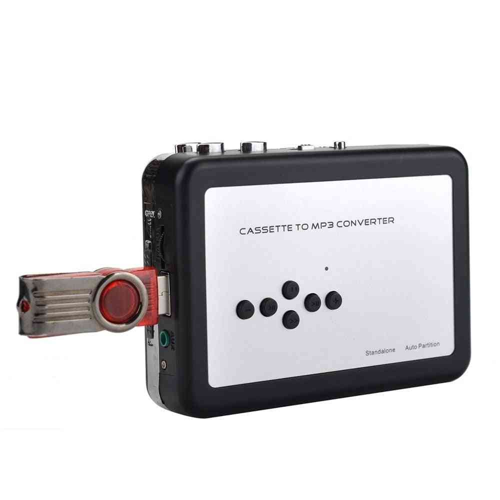 Převaděč kazety na mp3, usb kazetový přehrávač Walkman Capture Capture Converter Tapes to USB Flash Drive, no need PC
