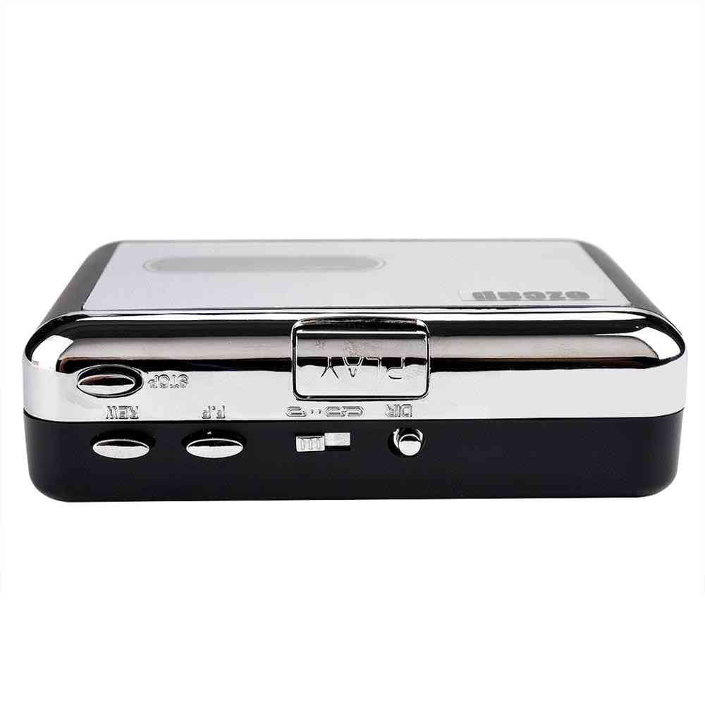 Cassette Tape To Mp3 Converter, Usb Cassette Capture Walkman Tape Player Convert Tapes To Usb Flash Drive, No Need Pc