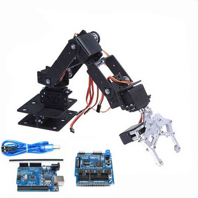 Robot Arm Manipulator With Arduino Control -servos Metal Gripper