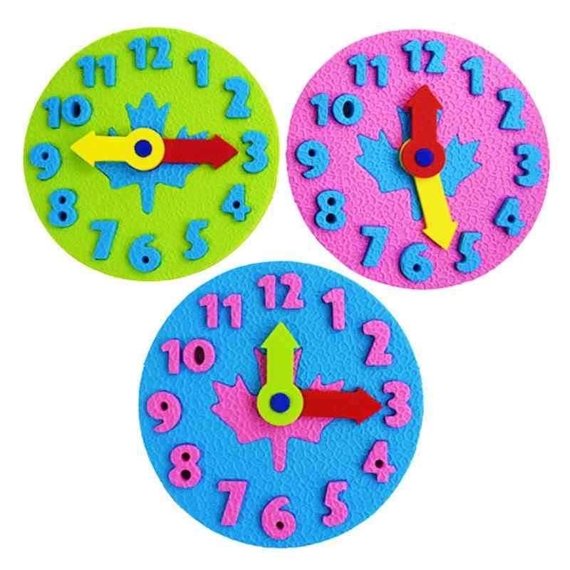 Eva Spell Insert Watch Puzzle - Kid Digital Time Learning Teaching Aids
