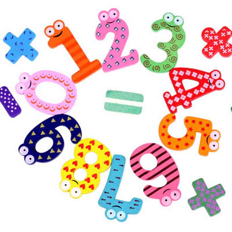 Montessori Baby Number, Magnetic Figure Stick, Mathematics Wooden Educational Kids