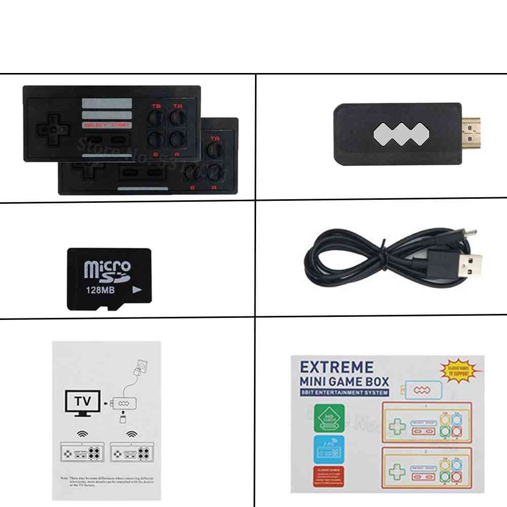 4k hry, USB bezdrátová konzole, klasická videohra Stick Stick