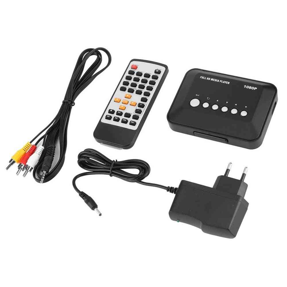 1080p Full Hdtv, Hdmi Media Player With Remote Control