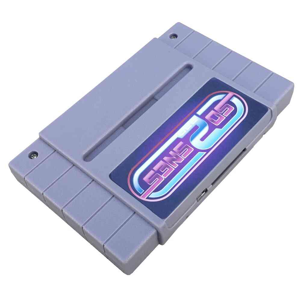 X snes sd2 por retro game card, super alpha 16-bit video game card voor ons game console -