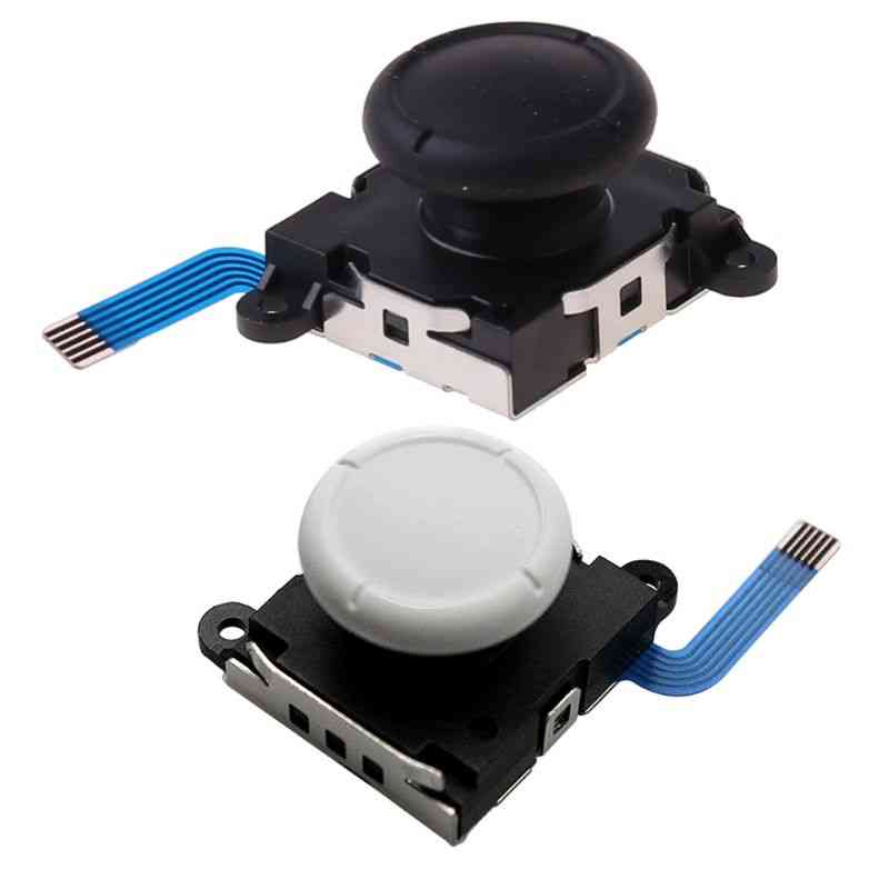 3D analog sensorpinne - joystickbyte för nintend switch - svart