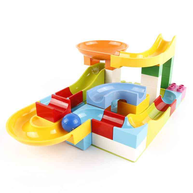 Marble Race Building Blocks Run Track Compatible With Legoe For