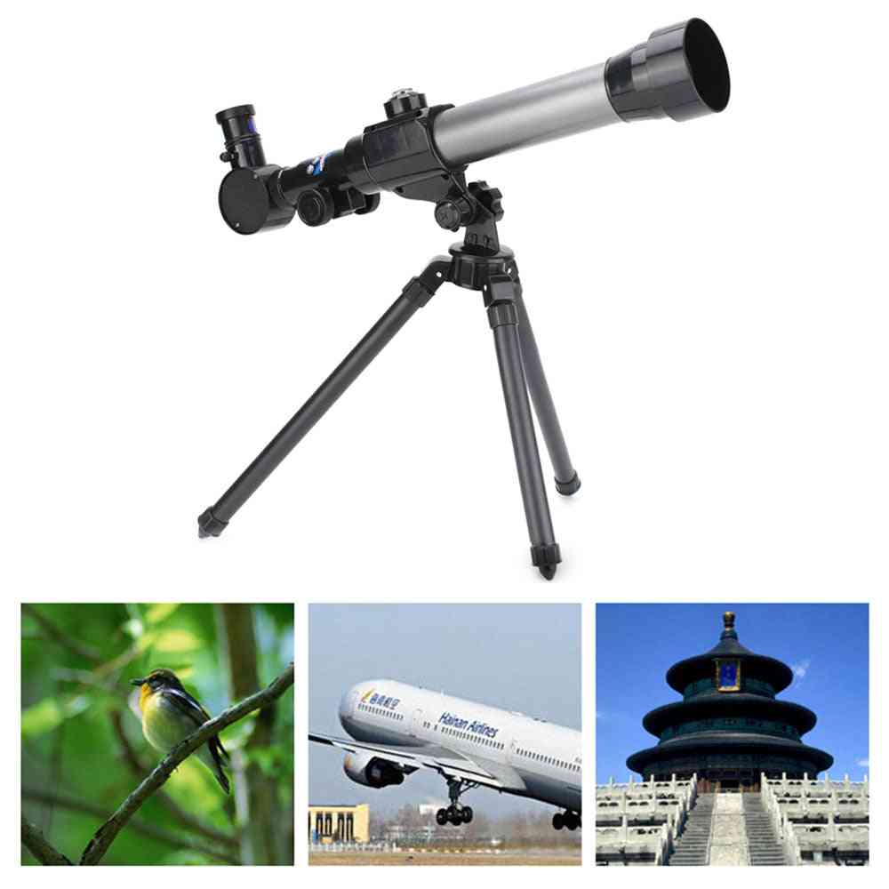 Astronomical Telescopes Nature Science Toy For Kids, Beginners With Tripod 20x 30x 40x Magnification Eyepieces