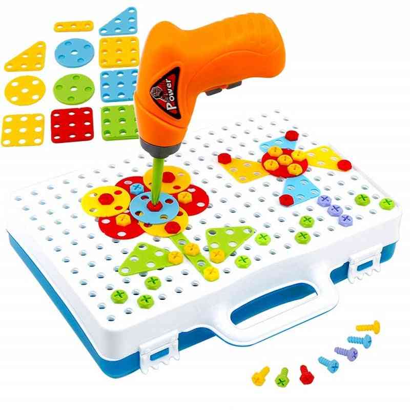 Děti vrtání puzzle konstrukce pro vzdělávání dětí puzzle