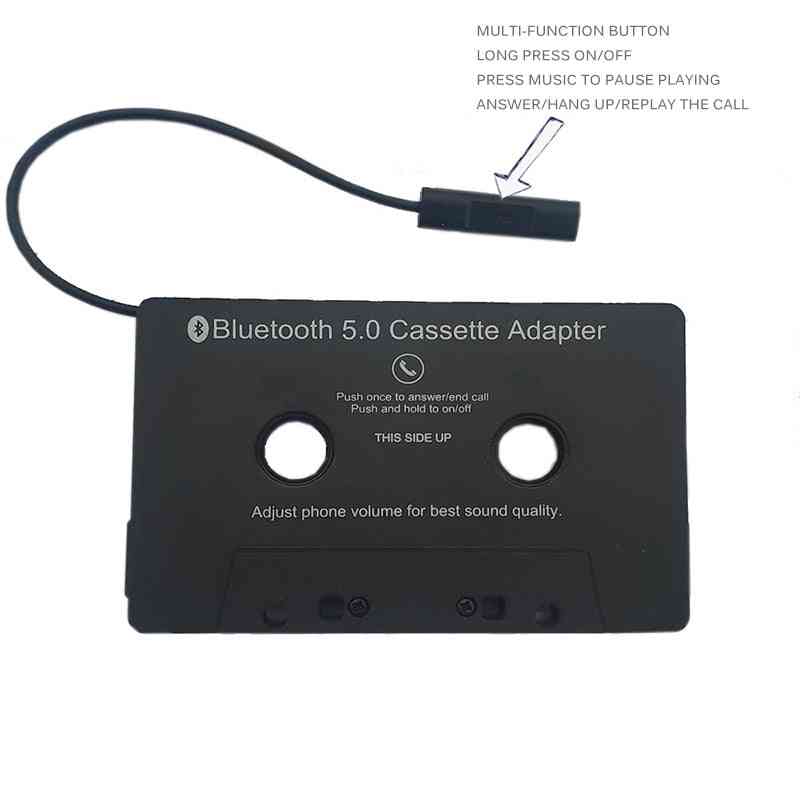 Bluetooth 5.0 Cassette Adapter For Smartphones And Car Compact Disc Player