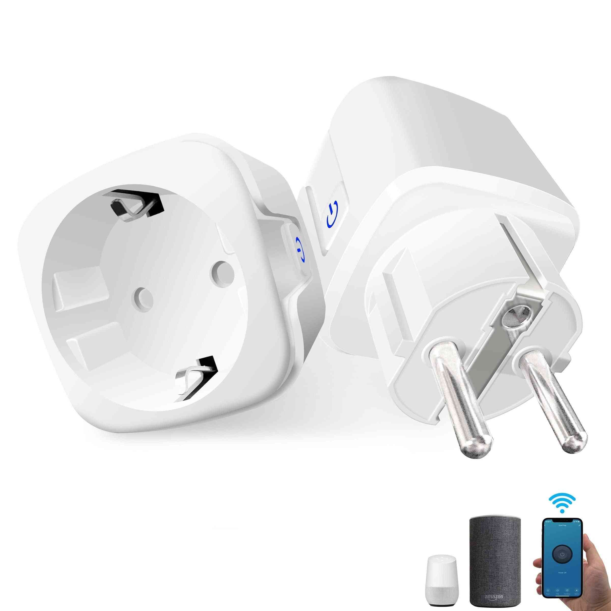 16a Eu Smart Home Wifi Wireless Socket Outlet With Alexa Google Home