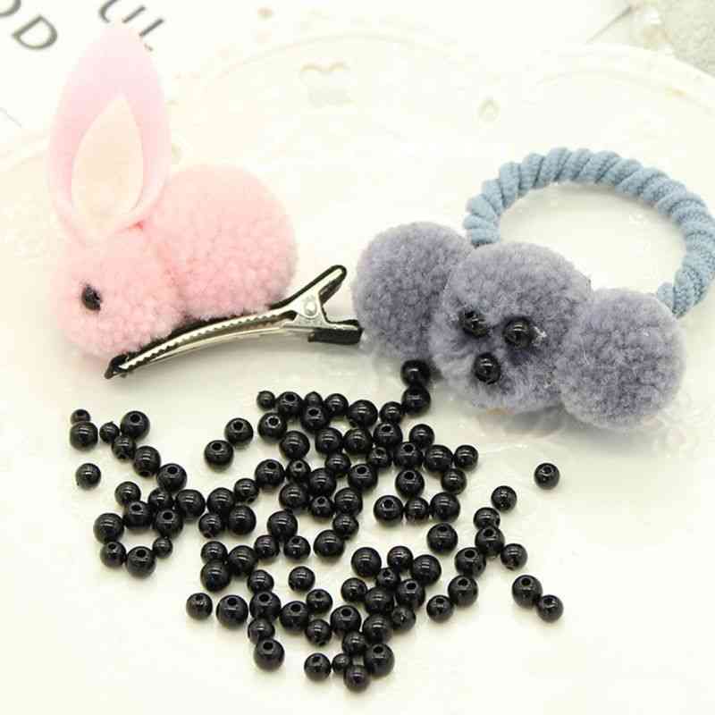 100pcs Black Safety Doll Eyes - Sewing Beads For Bear