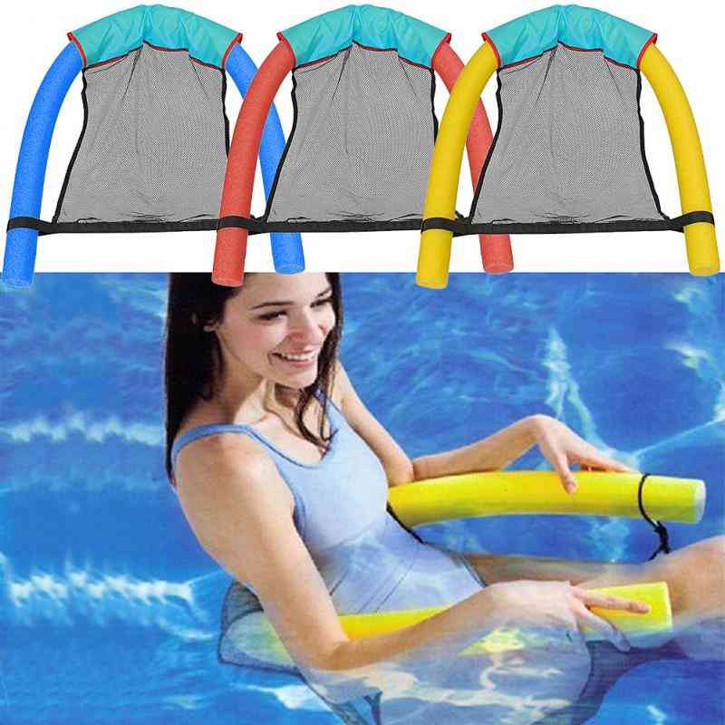 Lightweight,  Ring Noodle And Net Floating Chair For Swimming Pool