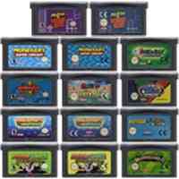32 bit konsolkort til videospilpatron til Nintendo, GBA Mario Kart Golf Tennis Party Luig US / EU-version - Mariold og Luig EUR
