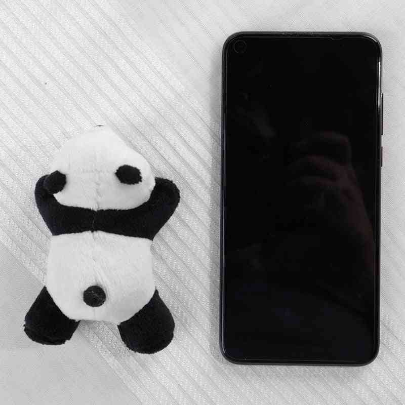 Panda-vêtements peluche-belles-broches-broches mignon sac-animal en peluche pour fille - tête de panda