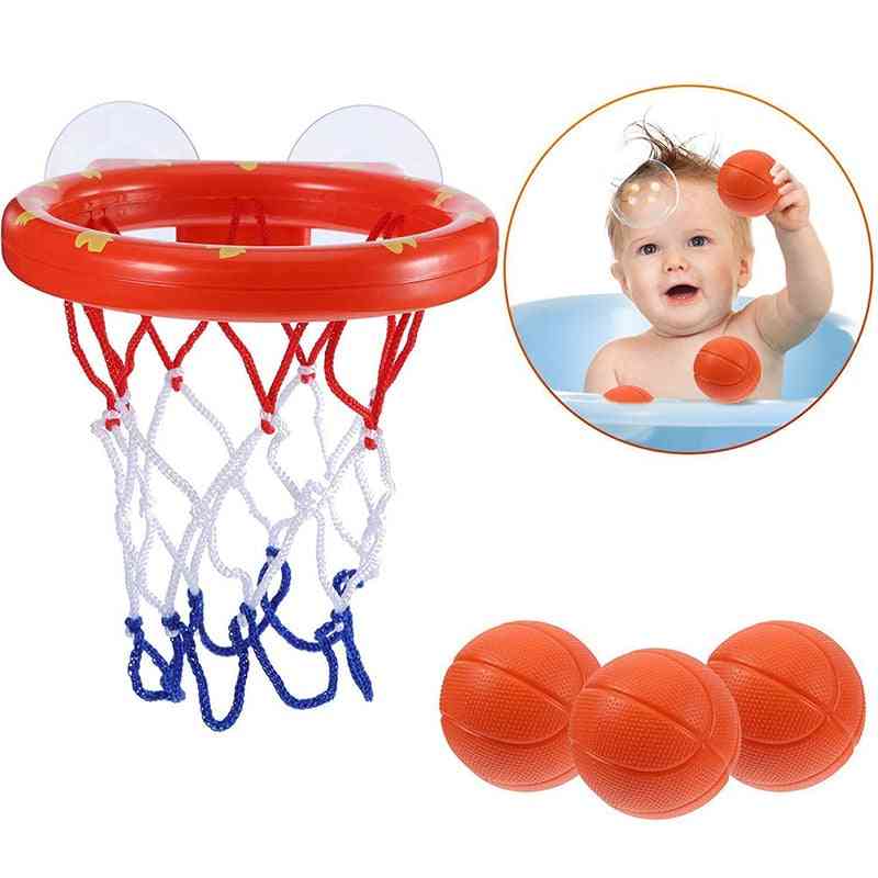 Basketball Hoop Game Shooting Baby Bath Toy- Water Paddle Sports Joke For