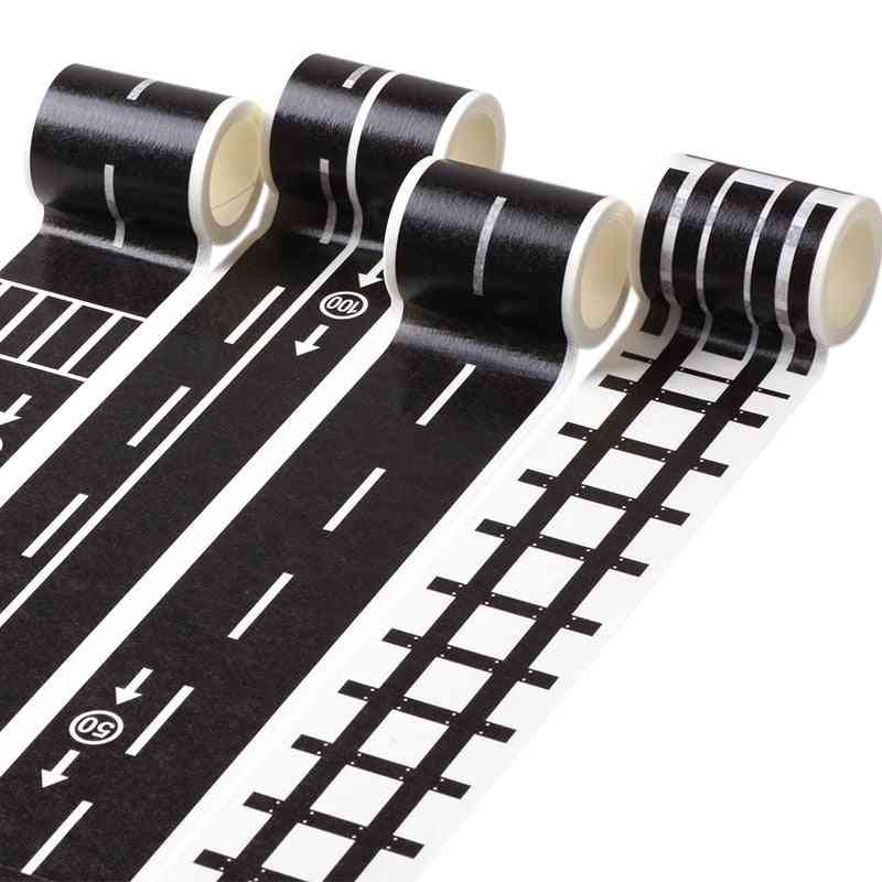 Railway Road Traffic Tape Sticker - Diy Adhesive Masking Car Train For's