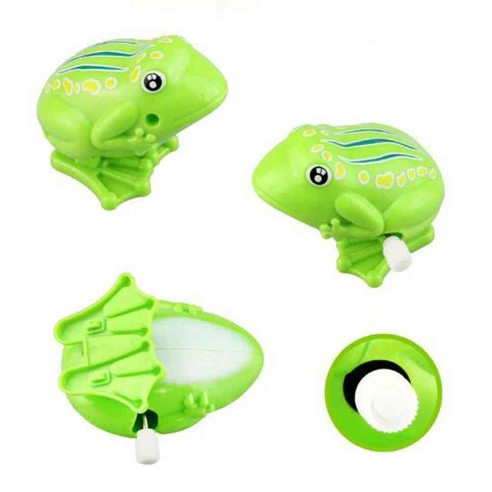 Lovely Cute Jumping Frog Clockwork Toy For Kids - Classic Wind Up Toy For Above 3 Years Old Kids