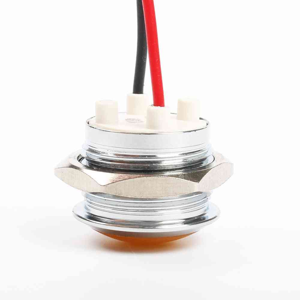 Led Metal Indicator Light, Waterproof Signal Lamp, Screw Connect