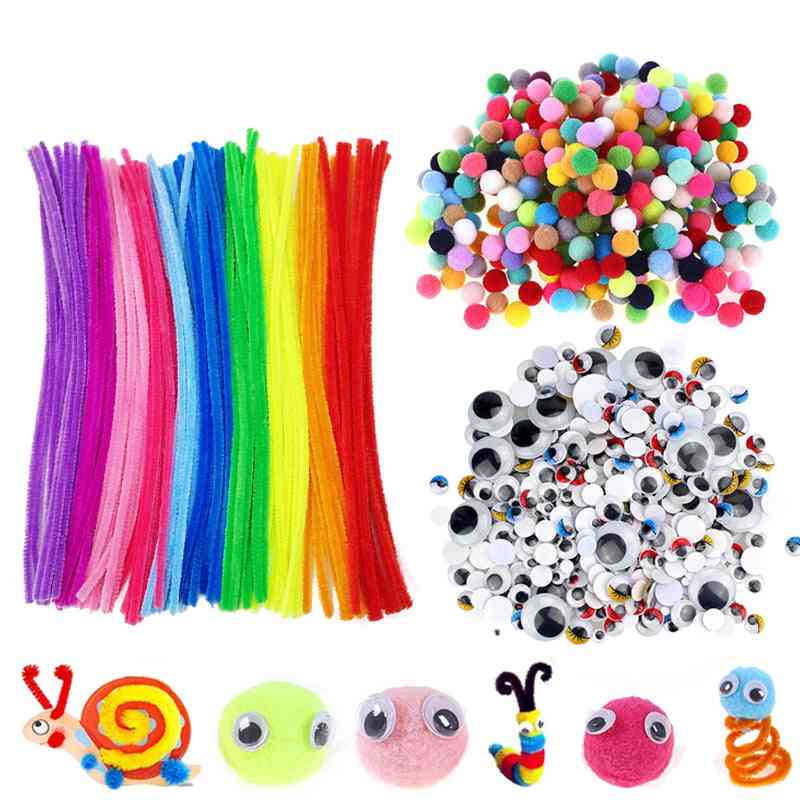 Googly Wiggle Eyes, Rainbow Colors Shilly-stick Educational Art Craft